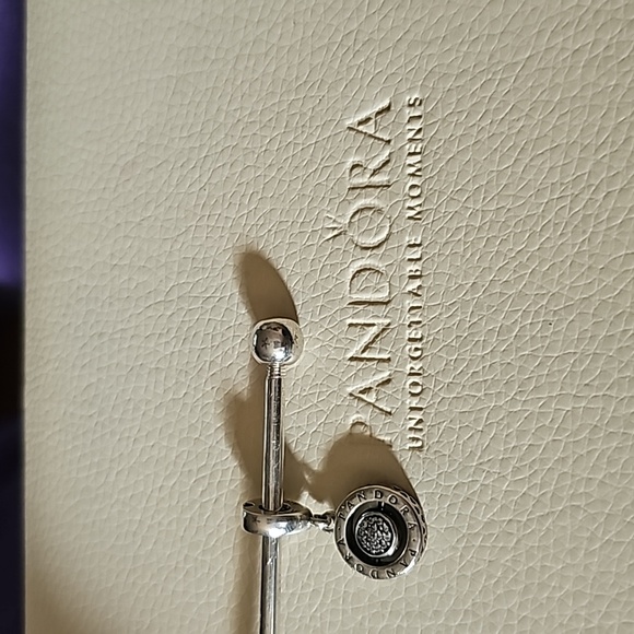 Pandora RETIRED signature dangle charm - Picture 4 of 6